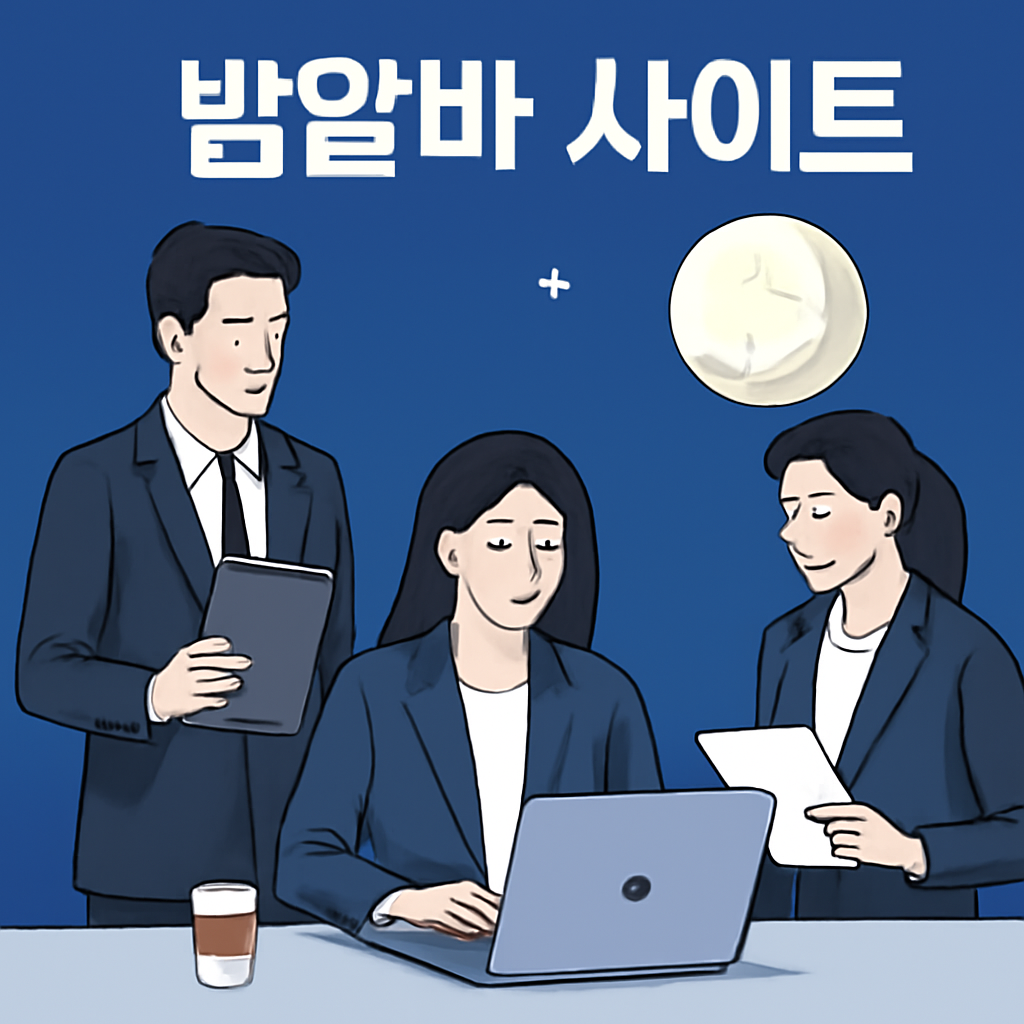 밤알바 사이트 메인 이미지