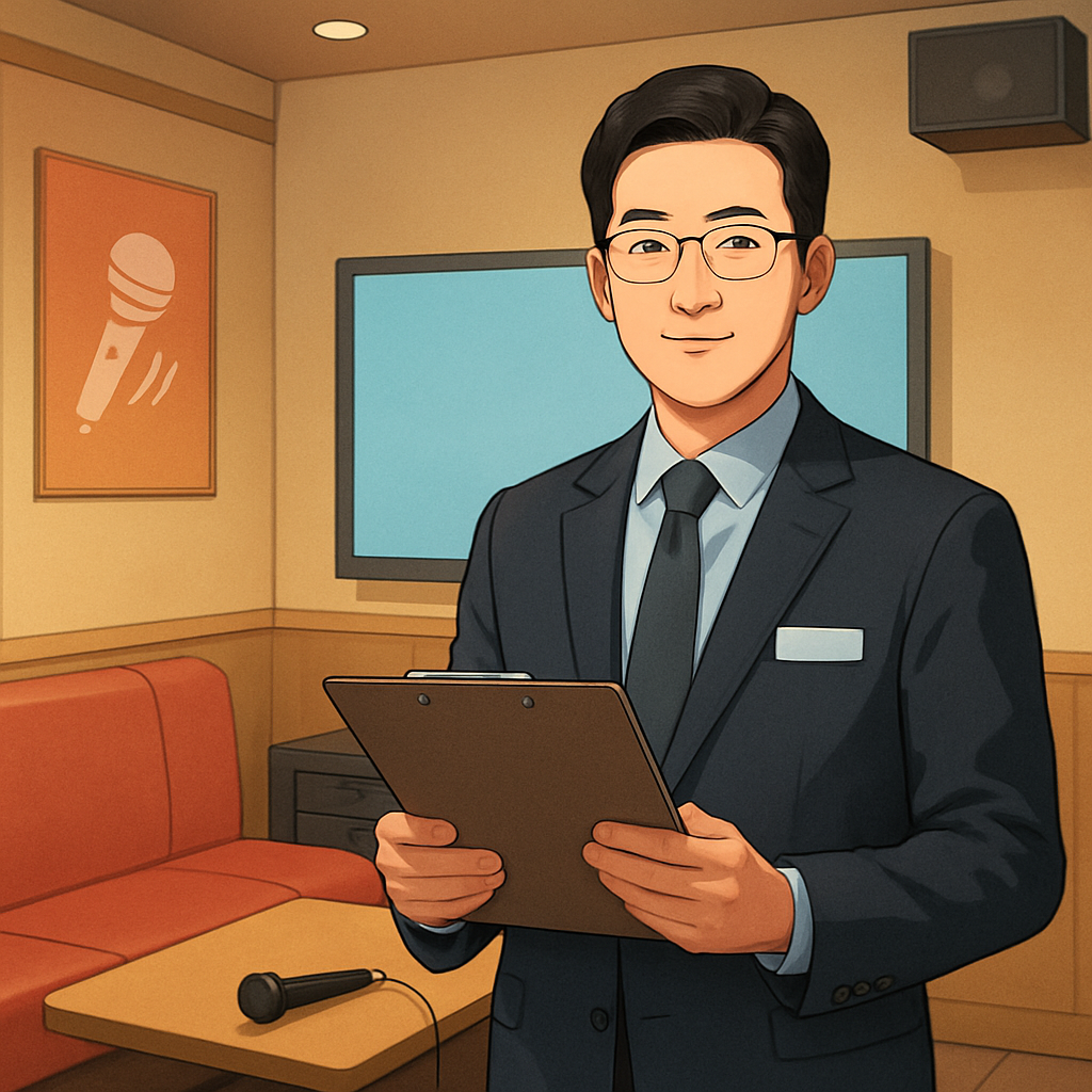 노래방 관리자 채용 이미지